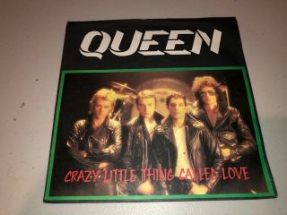Queen Crazy Little Thing Called Love Rare Vinyl Record 7 " Freddie Mercury