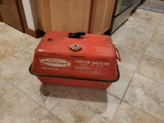 Very Rare Vintage 12 Gallon Gas Tank Mercury Outboard Quick Silver Fuel Can Wow