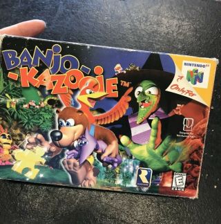 Banjo Kazooie Nintendo 64 Complete N64 Game Cib 1998