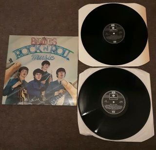 The Beatles - Rock N Roll Music - Rare Uk Parlophone Double 12 " Vinyl Lp Set Gf