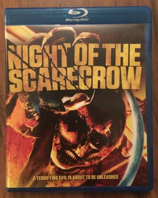 Night Of The Scarecrow/rare - Oop/olive Films/blu Ray/horror/sci Fi/exploitation