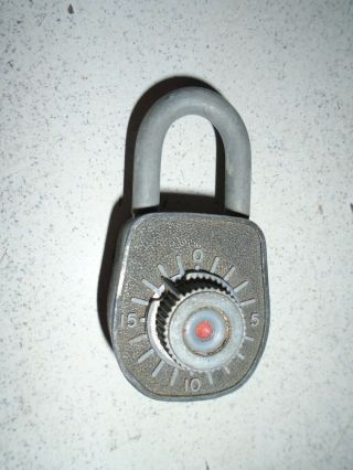 Antique Gougler Keyless Lock Co.  Keyless Combination Padlock - No Combination