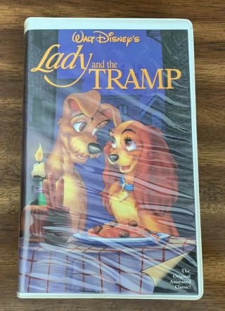 Lady And The Tramp (vhs) Black Diamond Edition Disney Rare 582 Htf