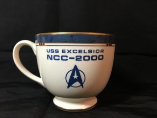 Rare Pfaltzgraff 1993 Star Trek Uss Enterprise Ncc - 2000 Cup Coffee/tea