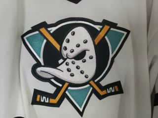 Rare Vintage 90s CCM NHL Anaheim Mighty Ducks Hockey Jersey Men XL Disney Era 2