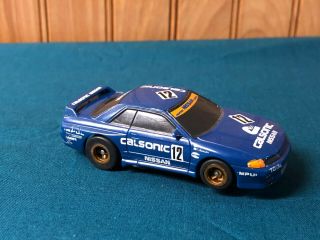Ho Slot Car Afx Tomy Calsonic Nissan Skyline Turbo Lighted Chassis 12 Rare