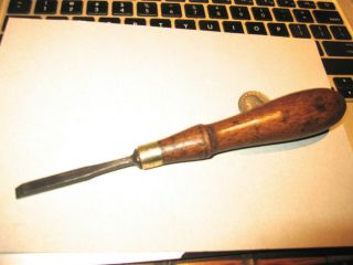 Antique Buck Brothers 1/4 " Wood Chisel Fair 8 1/2 " Long