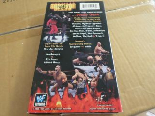 WWF SURVIVOR SERIES 1998 - Dealy Game wrestling vhs wwe Rare 2