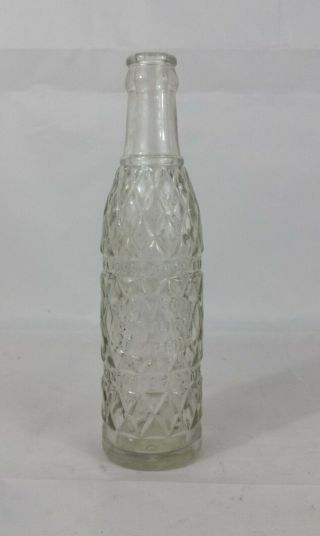 Antique Diamond Pattern Coca Cola Coke Embossed Bottle Fargo N.  D.  Ca: 1920 