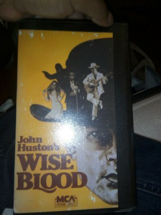Wise Blood Vhs Very Rare 80s Vtg Oop John Huston Brad Dourif Mca Home Video Htf