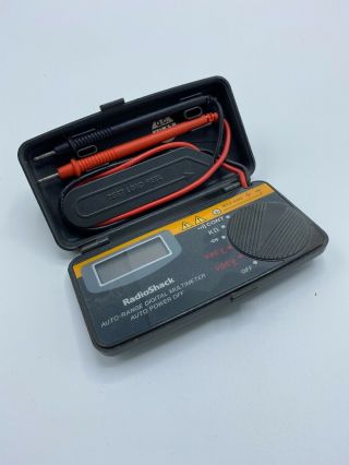 Radio Shack 22 - 802 Pocket Size Auto - Ranging LCD Digital Multimeter 10MΩ 2
