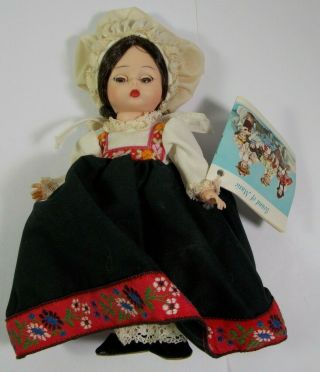 Vintage Madame Alexander 8 " Norway International Doll Fff12 - C