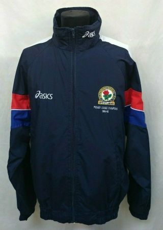 Extremely Rare 1994/1995 Blackburn Rovers League Champions Asics Track Jacket Xl
