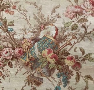 Late 19th Century French Rococo Linen Cotton V 332