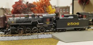 Extremely Rare Bachmann 2 - 8 - 0 Consolidation,  Southern 2506,  N - Scale Steam