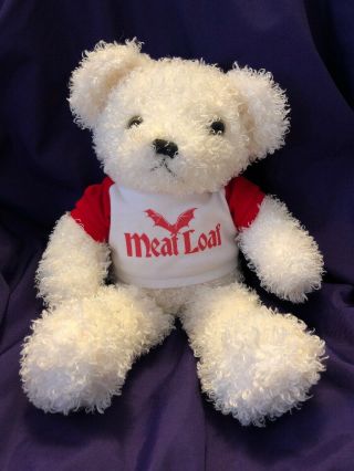 Rare Meatloaf Plush Teddy Bear By Steven Smith