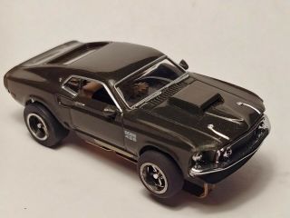 Rare Nurora Jade Black 1969 Boss 429 Mustang On Auroa T - Jet W/ " Chrome " Wheels