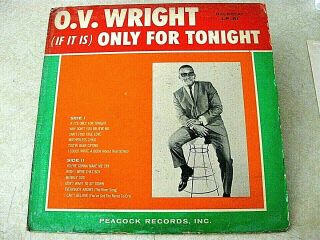 O.  V.  Wright If It Is Only For Tonight 