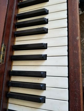 15 Ivory Antique Piano Keys pre 1900.  & Chipped Sections 3