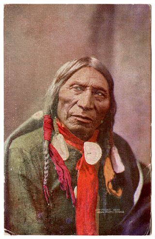 Rare 1906 Sioux Chief Conquering Bear Postcard Udb