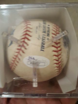 RARE Prince Fielder autograph signed 1000th Hit Game baseball MLB/JSA 2