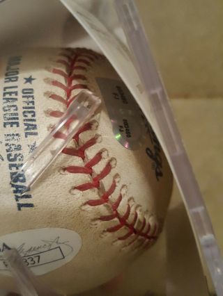 RARE Prince Fielder autograph signed 1000th Hit Game baseball MLB/JSA 3