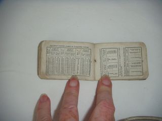 19th c.  ANTIQUE/VINTAGE MINIATURE SPONS ' BOOK OF ENGINEERS TABLES BY J T HURST 2