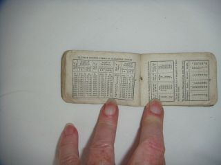19th c.  ANTIQUE/VINTAGE MINIATURE SPONS ' BOOK OF ENGINEERS TABLES BY J T HURST 3