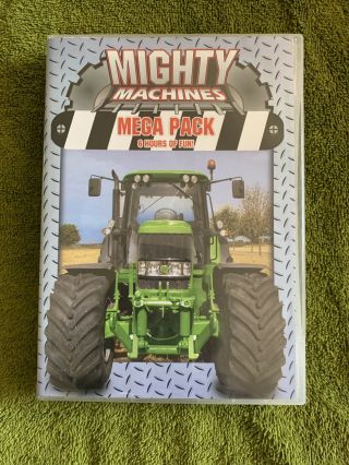 Mighty Machines Mega Pack Dvd 4 Disc Set Kids Trucks Tractors Educational Rare