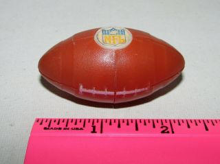 Rare Vintage 2.  25 " Plastic Nfl Football Eraser - Football Opens,  Eraser Inside.