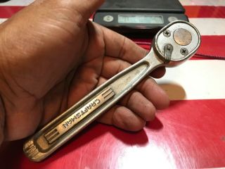 Craftsman Tools Ratchet Vintage 3/8” In Rare Made In Usa 