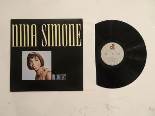 Vg,  Nina Simone In Concert Lp Rare Us Accord Press Here Comes Sun Self Hall
