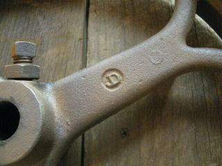 Antique Hit Miss Engine Line Shaft Flat Belt Pulley 13.  75 