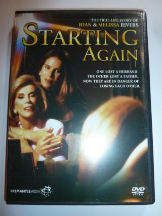 Starting Again Dvd Tv Movie Drama Joan Rivers Melissa Rivers As Themselves Rare