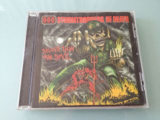 Stormtroopers Of Death Bigger Than The Devil Cd Rare Metal S.  O.  D.