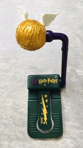 Rare Authentic Official Harry Potter Golden Snitch Quidditch Book Light Clip