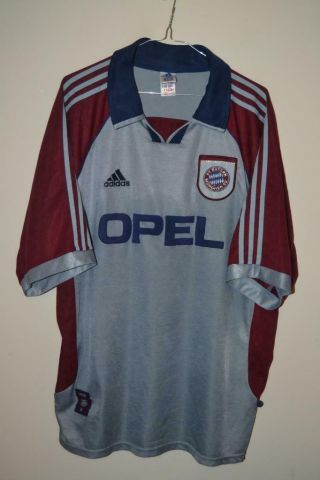 Rare Bayern Munich 1998 - 1999 Adidas Opel Cup Shirt Uk Mens Xxl