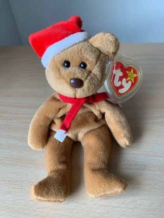 ty beanie baby 1997 holiday teddy bear RARE with ERRORS And Ty Buddy Plush Toys 2