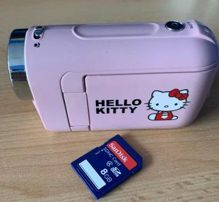 Hello Kitty 1.  5 - Inch Compact Digital Handheld Video Camera Pink Rare