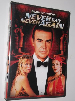Never Say Never Again : Rare Oop - 007 Sean Connery R1 Usa/can