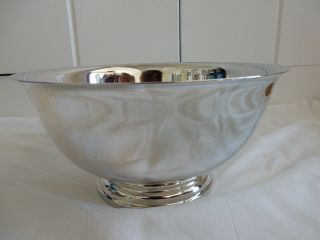 Webster - Wilcox International Silver Co.  Silverplated Bowl With Plastic Liner