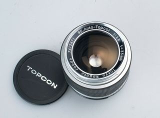 Topcon Topcor Re Auto 35mm F/2.  8 Wide Angle Lens W/ Caps Rare