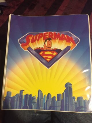 Superman 1996 Style Guide - Rare - A4 Ring Binder With Art