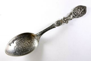 One 1915 Panama - Pacific International Exposition Sterling Silver Souvenir Spoon