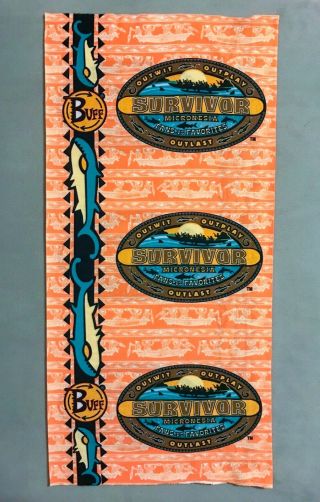 Survivor Buff - Season 16 Micronesia - Airai Orange Tribe Buff - Rare - Cbs