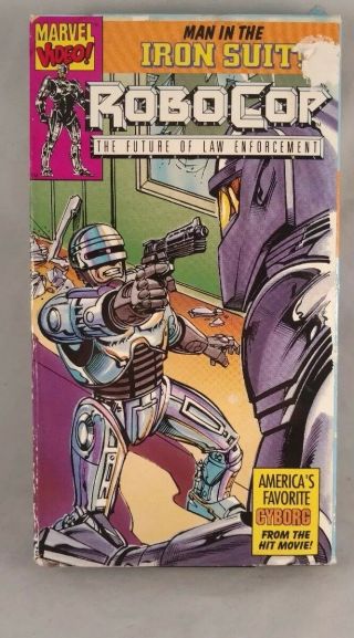 Robocop: The Series - The Man In The Iron Suit (vhs,  1991) Cult Rare Cartoon