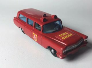 Phantom Matchbox Lesney 64 Rare Custom Fire Chief Cadillac.
