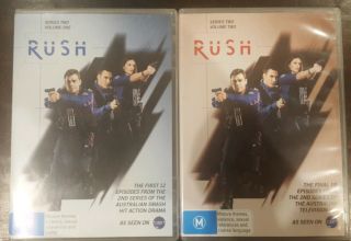 Rush Series Two Volume One & Two Rare Dvd Australian Police Tv Show Season 1 & 2