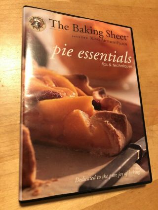 King Arthur Flour The Baking Sheet Pie Essentials Tips & Techniques Dvd Rare Htf