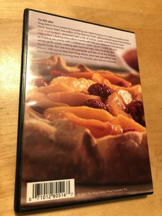KING ARTHUR FLOUR The Baking Sheet Pie Essentials Tips & Techniques DVD RARE HTF 2